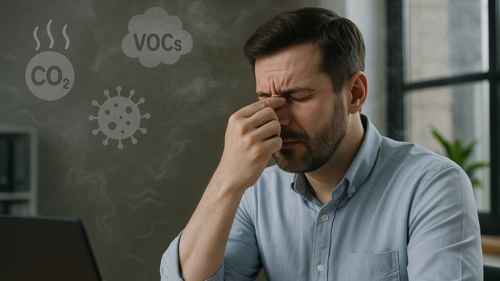 Sick Building Syndrom verursacht durch VOCs, CO2 sowie Viren und Bakterien